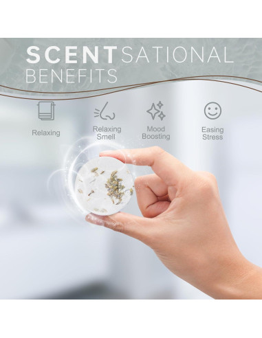 Bombas de Ducha Aromaterapia Coco Menta SWCANDY 8 Pcs