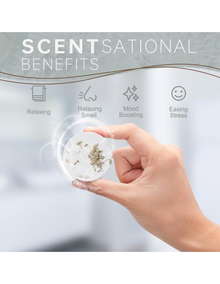 Bombas de Ducha Aromaterapia Coco Menta SWCANDY 8 Pcs