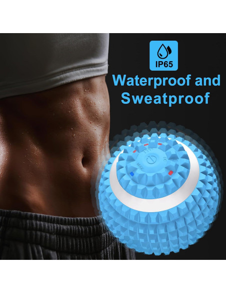 Bola de Masaje Vibrante Uppye 9.57cm para Alivio Muscular Bola de Masaje Vibrante Uppye 9.57cm para Alivio Muscular