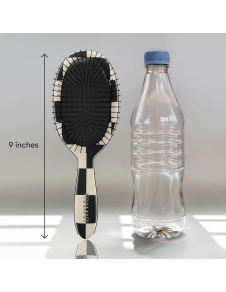 Cepillo Desenredante FRAMAR Cuadros - Para Cabello Húmedo y Seco
