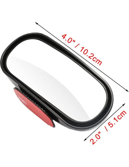 Espejos de Punto Ciego ESreake 2 PCS Ajustables HD Negro