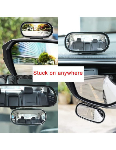 Espejos de Punto Ciego ESreake 2 PCS Ajustables HD Negro