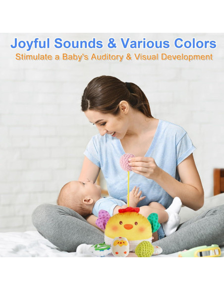 Juguete de Silla de Auto Lynncare para Bebés 0-3 Años