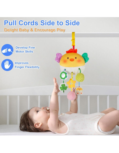 Juguete de Silla de Auto Lynncare para Bebés 0-3 Años