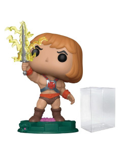 Figura de Vinilo He-Man Funko Fusion 9.53 cm con Funda Protectora