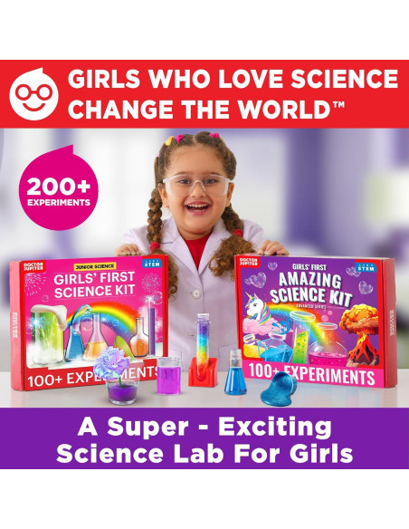 Kit de Ciencia para Niñas Doctor Jupiter - Juego de Regalo 4+ Años