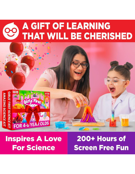 Kit de Ciencia para Niñas Doctor Jupiter - Juego de Regalo 4+ Años