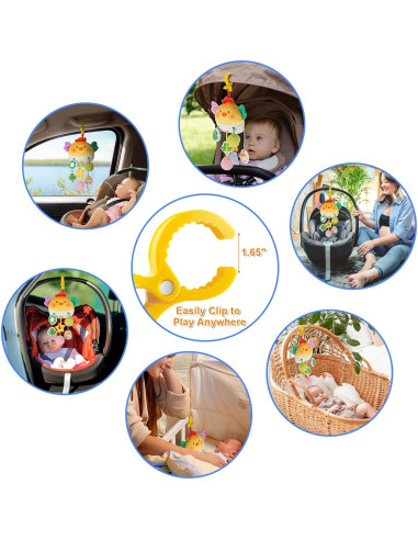 Juguete de Silla de Auto Lynncare para Bebés 0-3 Años