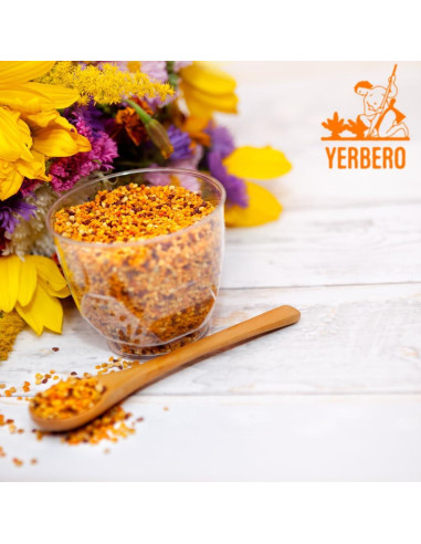Gránulos de Polen de Abeja Natural Yerbero 198g 100% Puro
