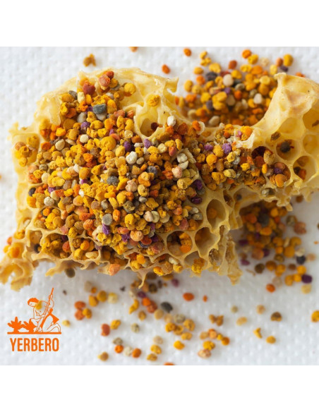 Gránulos de Polen de Abeja Natural Yerbero 198g 100% Puro