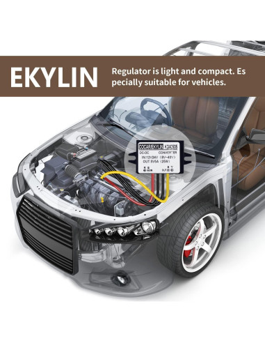 Convertidor Regulador DC 8-40V a 5V 5A EKYLIN