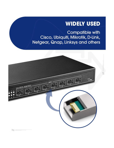 Transceptor SFP+ 10GBase-T Timaxk RJ-45 hasta 30m