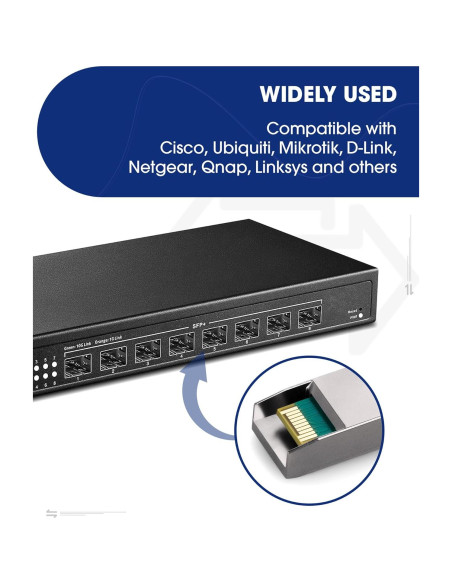 Transceptor SFP+ 10GBase-T Timaxk RJ-45 hasta 30m