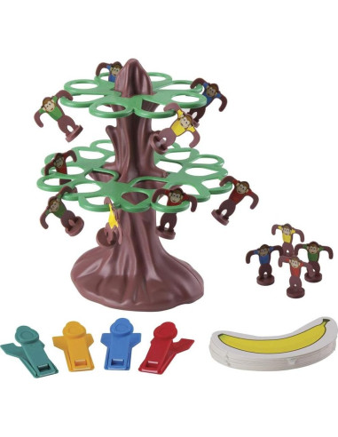 Juego de Habilidad Monos Saltarines Pressman - Catapulta 16 Monos