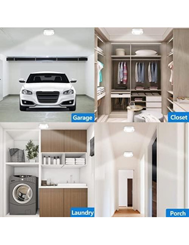 Luz LED de Techo con Sensor de Movimiento Whitepoplar 300LM