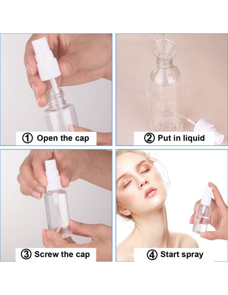 Botellas de Spray de Plástico 30ml Exptool - Paquete de 6 Botellas de Spray de Plástico 30ml Exptool - Paquete de 6