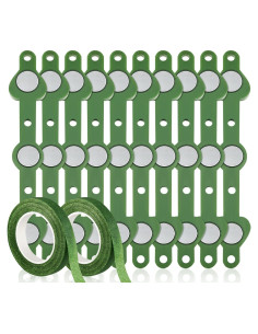 Waydress Imán para Boutonniere Floral Verde + Cinta 30 Yards