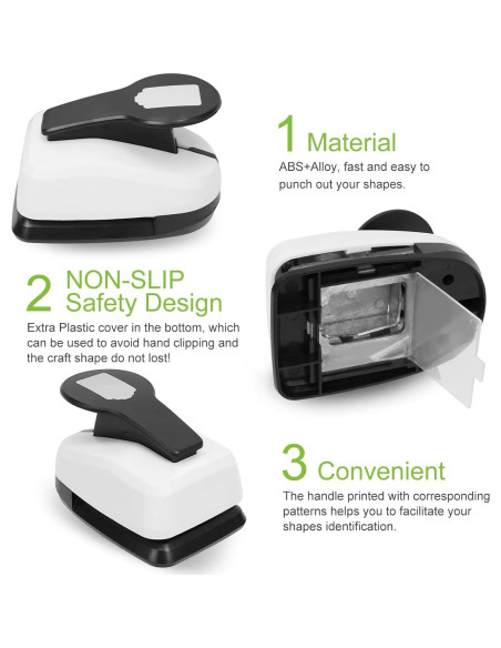 Troqueladora de Etiquetas UCEC 5.08 cm con Cuerda de Cáñamo 10 m