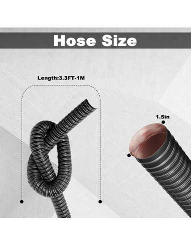 Manguera de Aire Automotriz NOWBALL 1.5" x 1 Metro Silicona