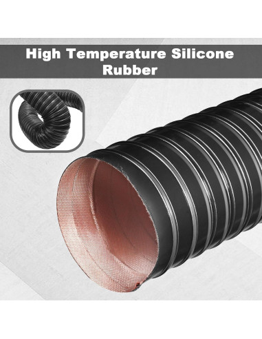 Manguera de Aire Automotriz NOWBALL 1.5" x 1 Metro Silicona