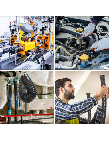 Manguera de Aire Automotriz NOWBALL 1.5" x 1 Metro Silicona