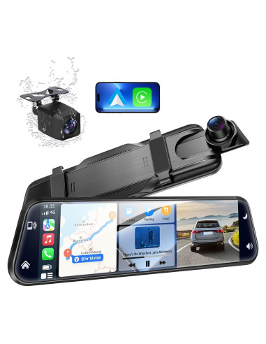Espejo Inteligente Dash Cam KOUENOM P11 10" 2.5K Control Voz