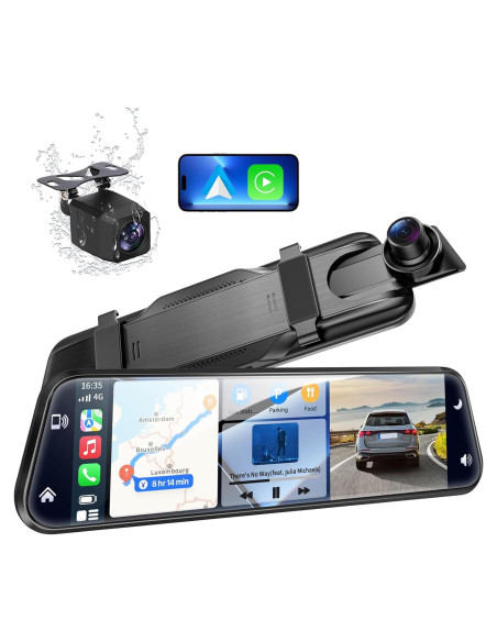 Espejo Inteligente Dash Cam KOUENOM P11 10" 2.5K Control Voz