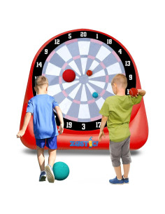 Juego de Dardos Inflable Zastic! 1.98m con Pelotas y Bomba
