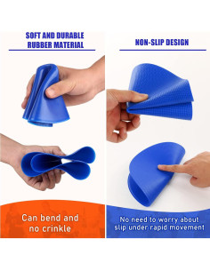 Marcadores de Agilidad SIFENYU 12pcs 22.86cm Antideslizantes 2