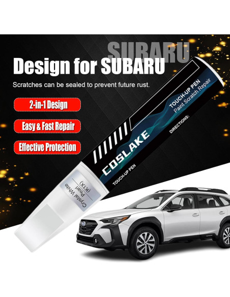 Pintura de Retoque COSLAKE Verde Otoño Metálico 12ml para SUBARU