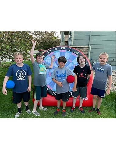 Juego de Dardos Inflable Zastic! 1.98m con Pelotas y Bomba