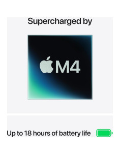 Apple MacBook Air 2025 13.6" M4 16GB 256GB SSD Medianoche con AppleCare+ 2