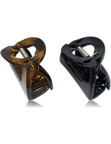 Pinzas de sujeción Scunci No-Slip Grip 5.5 cm - 2 unidades