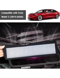 Filtro de Entrada de Aire Suleto para Tesla Modelo 3 2016-2020 2