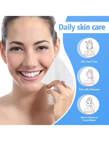 Toallas Desechables de Algodón BanYakong - 100 Unidades Multiusos