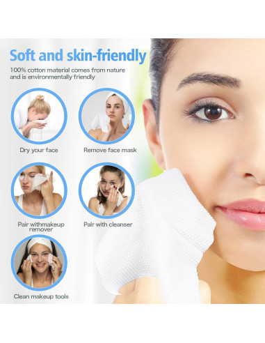 Toallas Desechables de Algodón BanYakong - 100 Unidades Multiusos