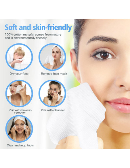 Toallas Desechables de Algodón BanYakong - 100 Unidades Multiusos