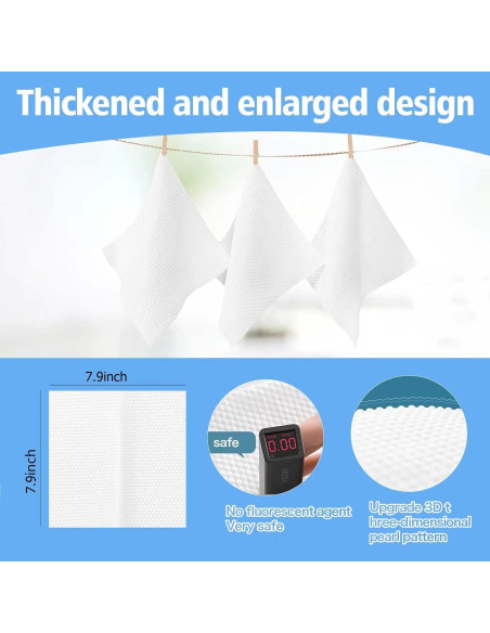 Toallas Desechables de Algodón BanYakong - 100 Unidades Multiusos