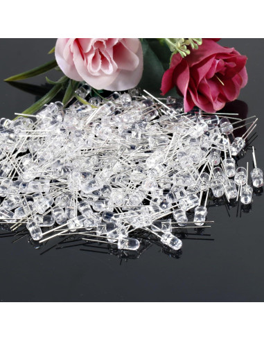 150 Diodos LED 5mm Naranjas Juasky para Proyectos DIY