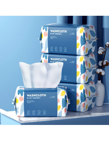 Toallas Desechables de Algodón BanYakong - 100 Unidades Multiusos