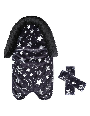 Soporte de Cabeza para Asiento de Auto Bebés HPIENOYA Negro