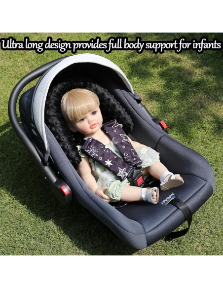 Soporte de Cabeza para Asiento de Auto Bebés HPIENOYA Negro