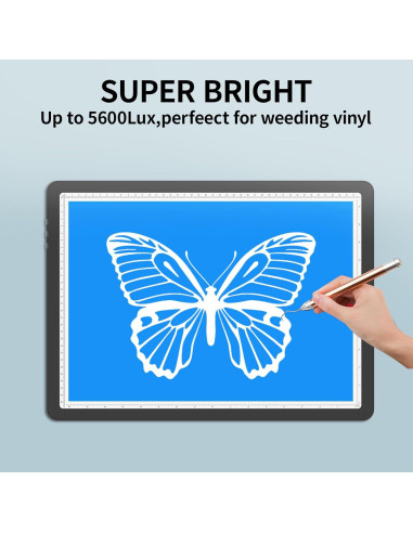 Almohadilla de Luz A3 TOHETO Recargable LED 5600 Lux Negra