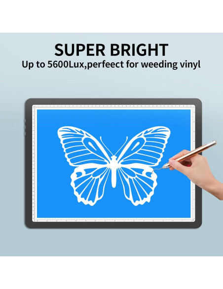 Almohadilla de Luz A3 TOHETO Recargable LED 5600 Lux Negra