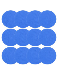 Marcadores de Piso Antideslizantes PATIKIL 10cm 12 Piezas