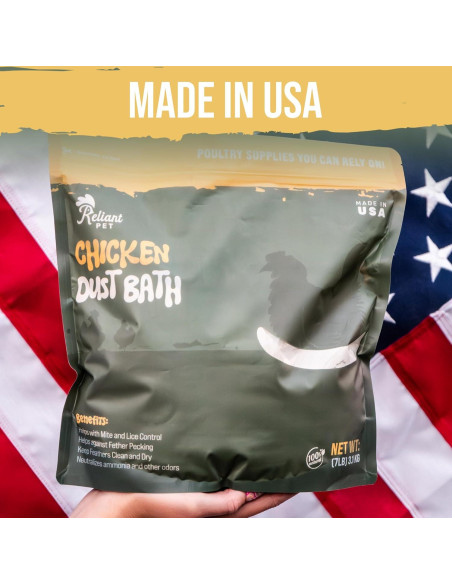 Baño de Polvo Natural para Pollos Reliant Pet 3.18 kg