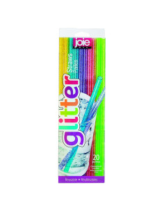 Set de 20 Pajitas Reutilizables Joie Brillantes Ecológicas