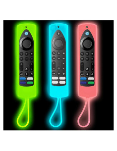 3 Fundas Remotas Brillantes en la Oscuridad Climberer para Fire Stick 4K