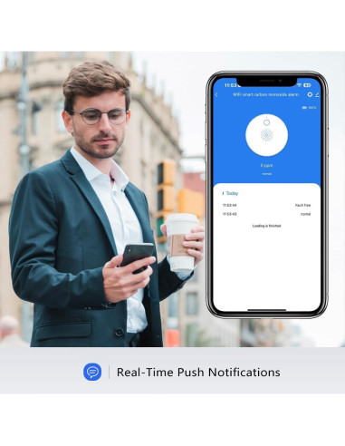 Detector de Monóxido de Carbono HEIMAN Mini WiFi - Paquete de 5