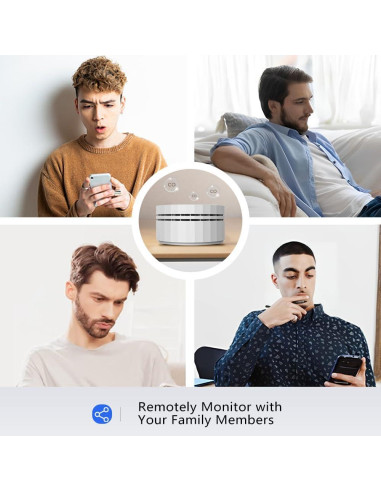 Detector de Monóxido de Carbono HEIMAN Mini WiFi - Paquete de 5